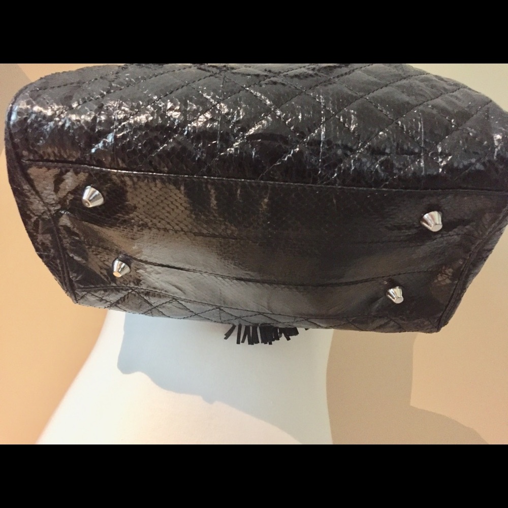 Python Snakeskin Strap Chain Handbag By Pure - image 3